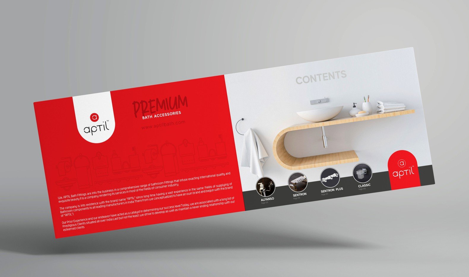 Aptil Packaging and Catalogue - Spartan Branding